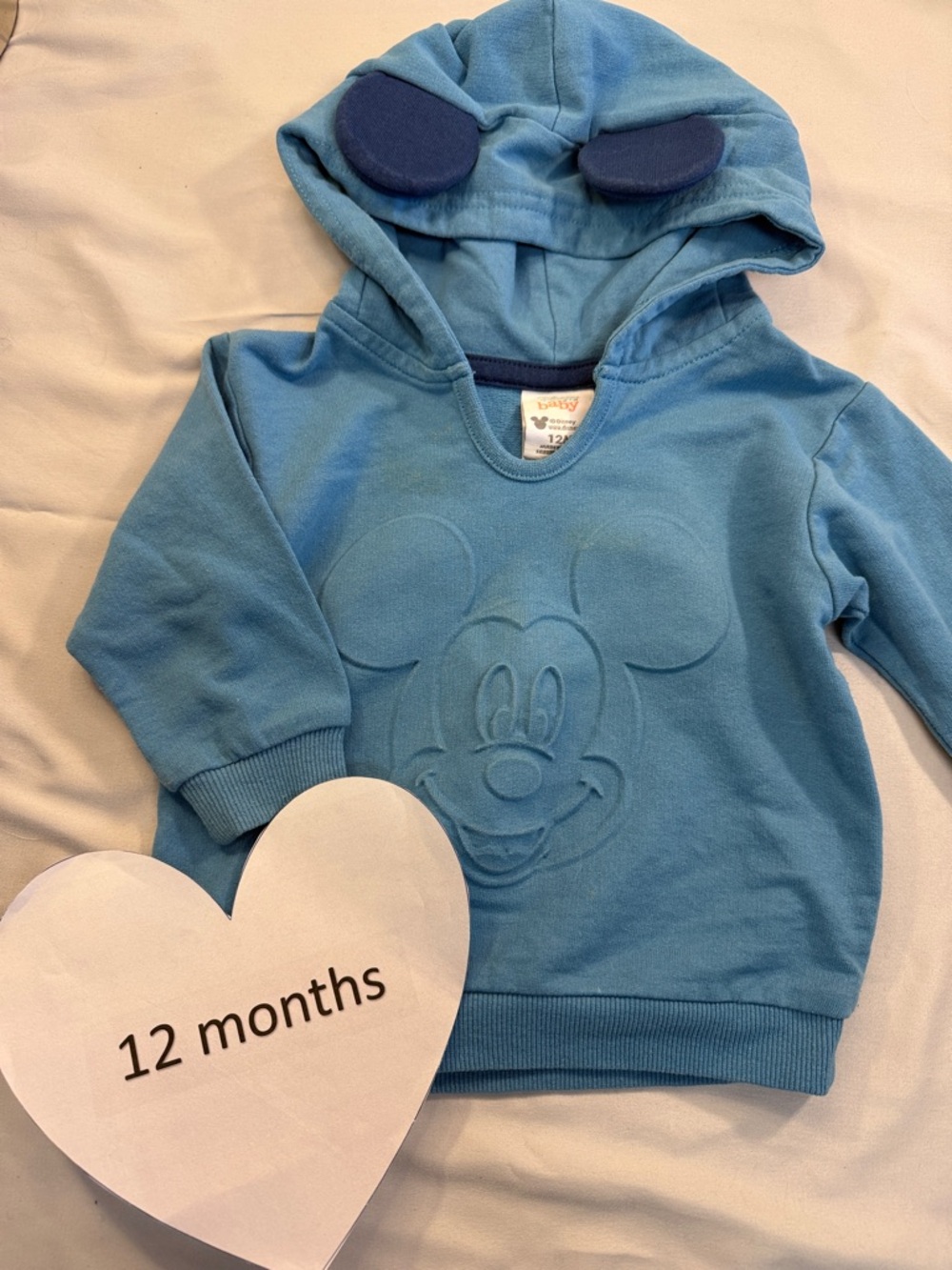 Disney - Blue Hoodie with Mouse Ears